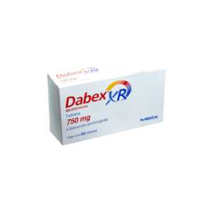 Dabex xr 750mg c/ 60 tabletas