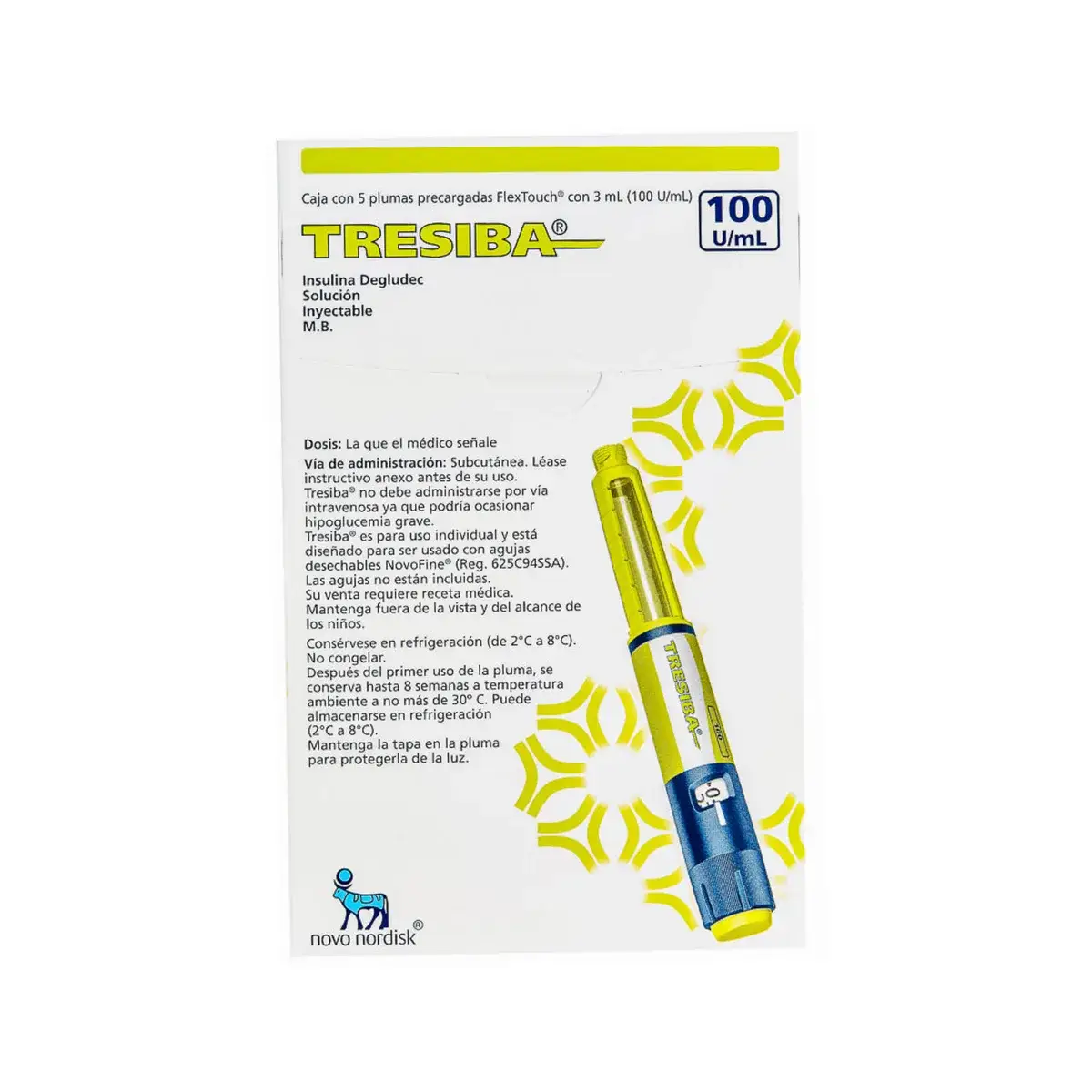 Tresiba FlexTouch 100UI/ml 5x3ml