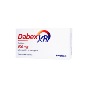 Dabex xr 500 mg c/ 60 tabletas