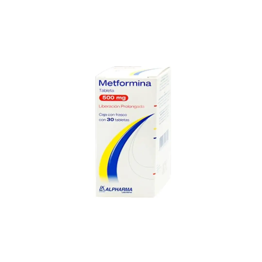 Metformina LP 500 mg c/30 tabletas