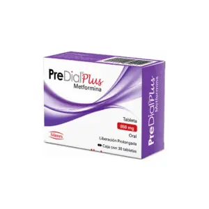 Predial plus 850 mg c/30 tabs
