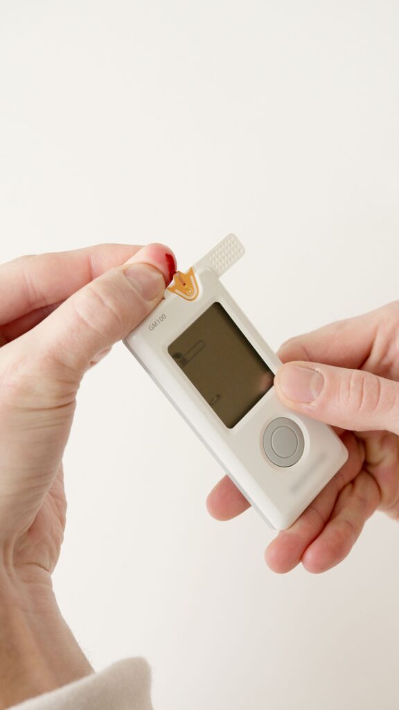 Medicion de glucosa con glucometro