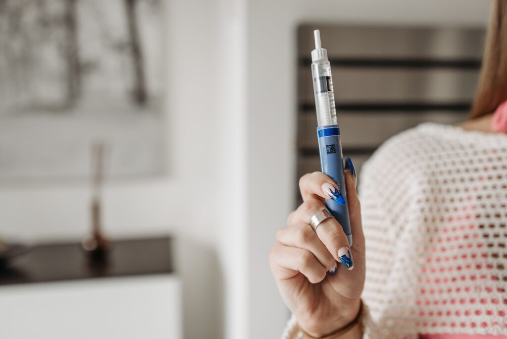 Pluma inyectable para diabetes